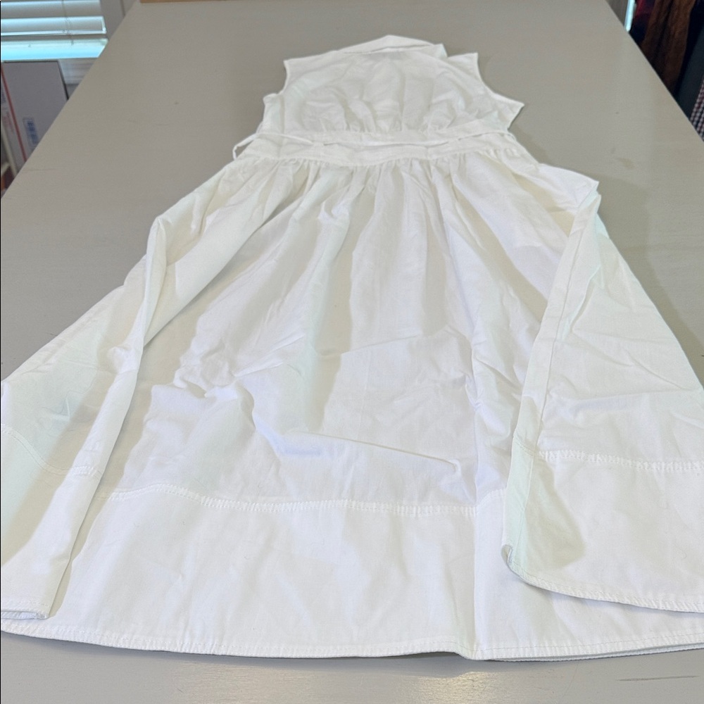 J. Crew Fitted-waist shirtdress in cotton poplin Size 0 - Picture 9 of 9